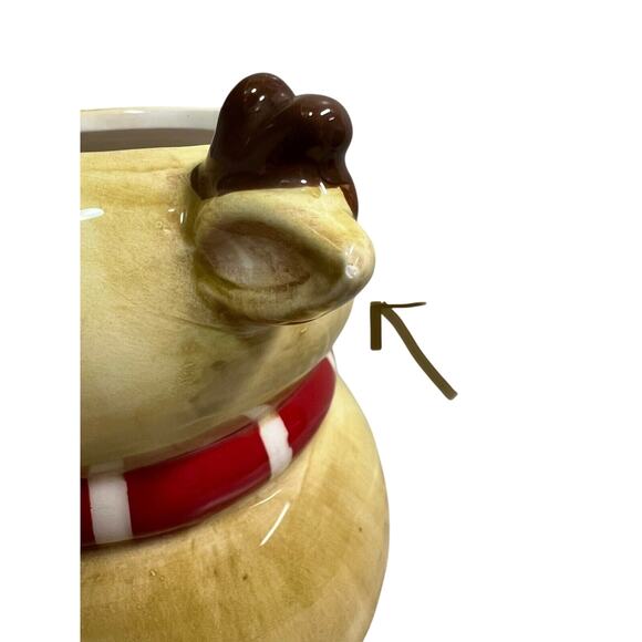 Johanna Parker Ceramic 16oz Vintage Snowman & Reindeer Coffee Cocoa Mug - Picture 14 of 16